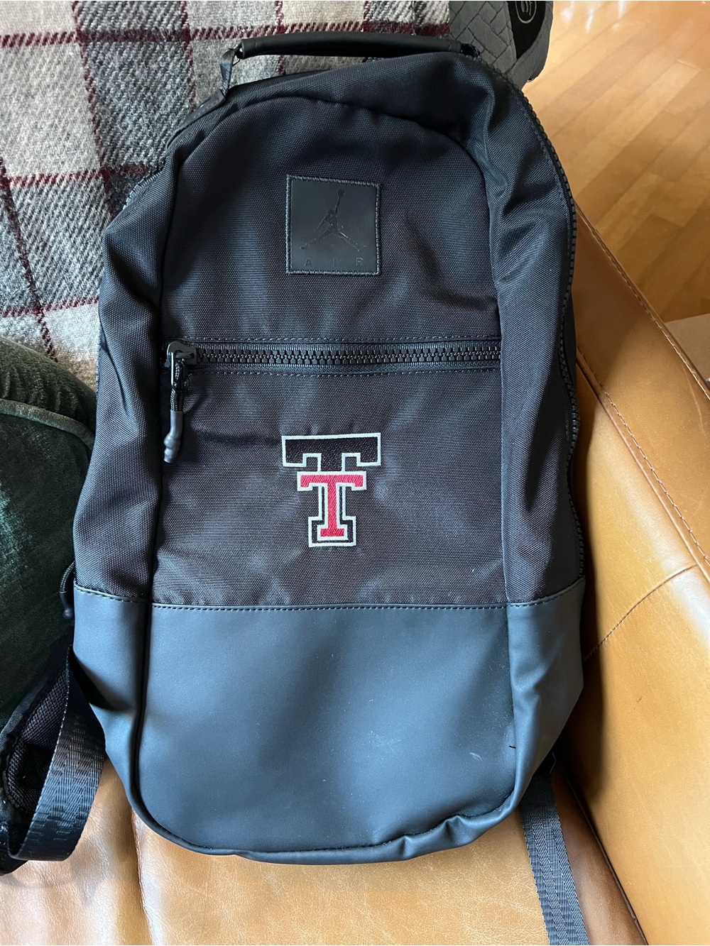 RESERVED - Jordan Black Backpack with Red and White TT Logo